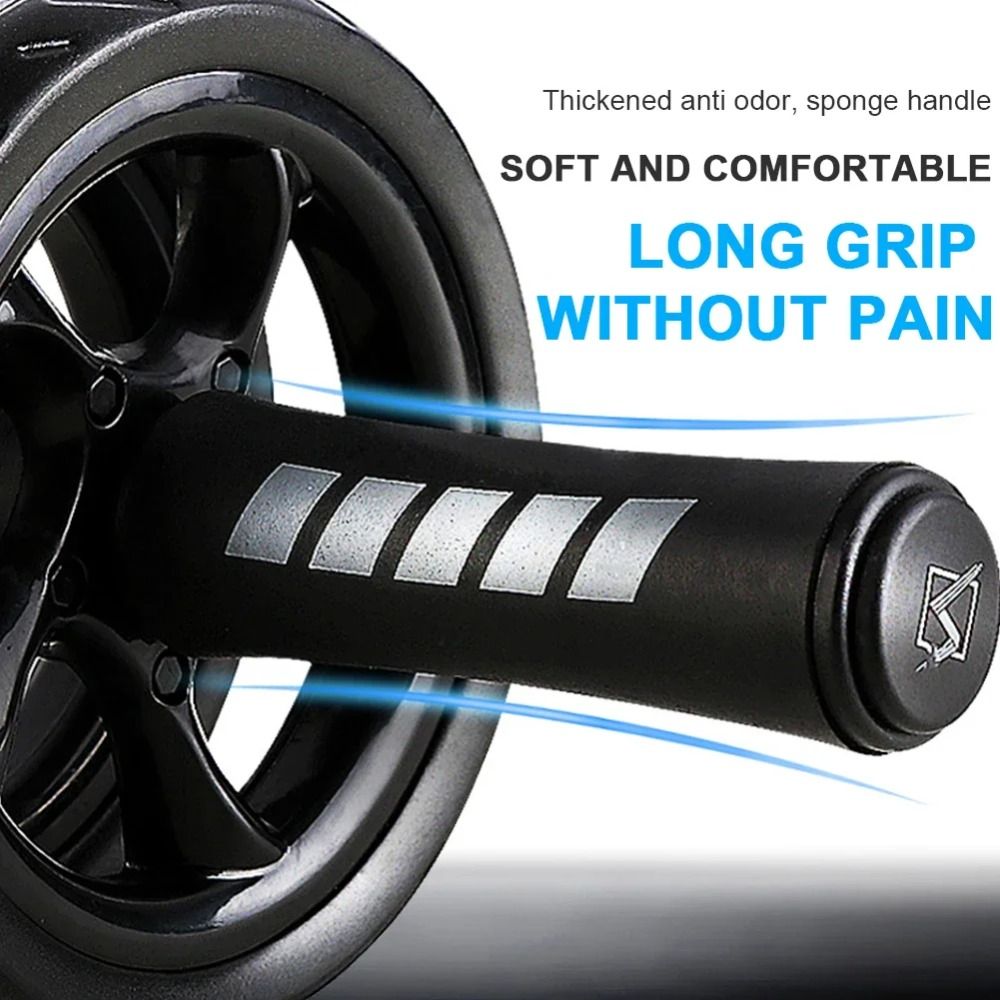 Ab Roller Wheel - Rol Latihan Perut Tebal Pegangan Spons