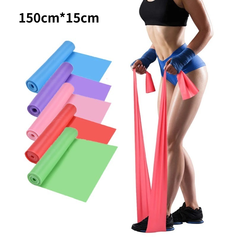 Home Gym Kit - Pita Latihan Lateks Alami, Pita Elastis