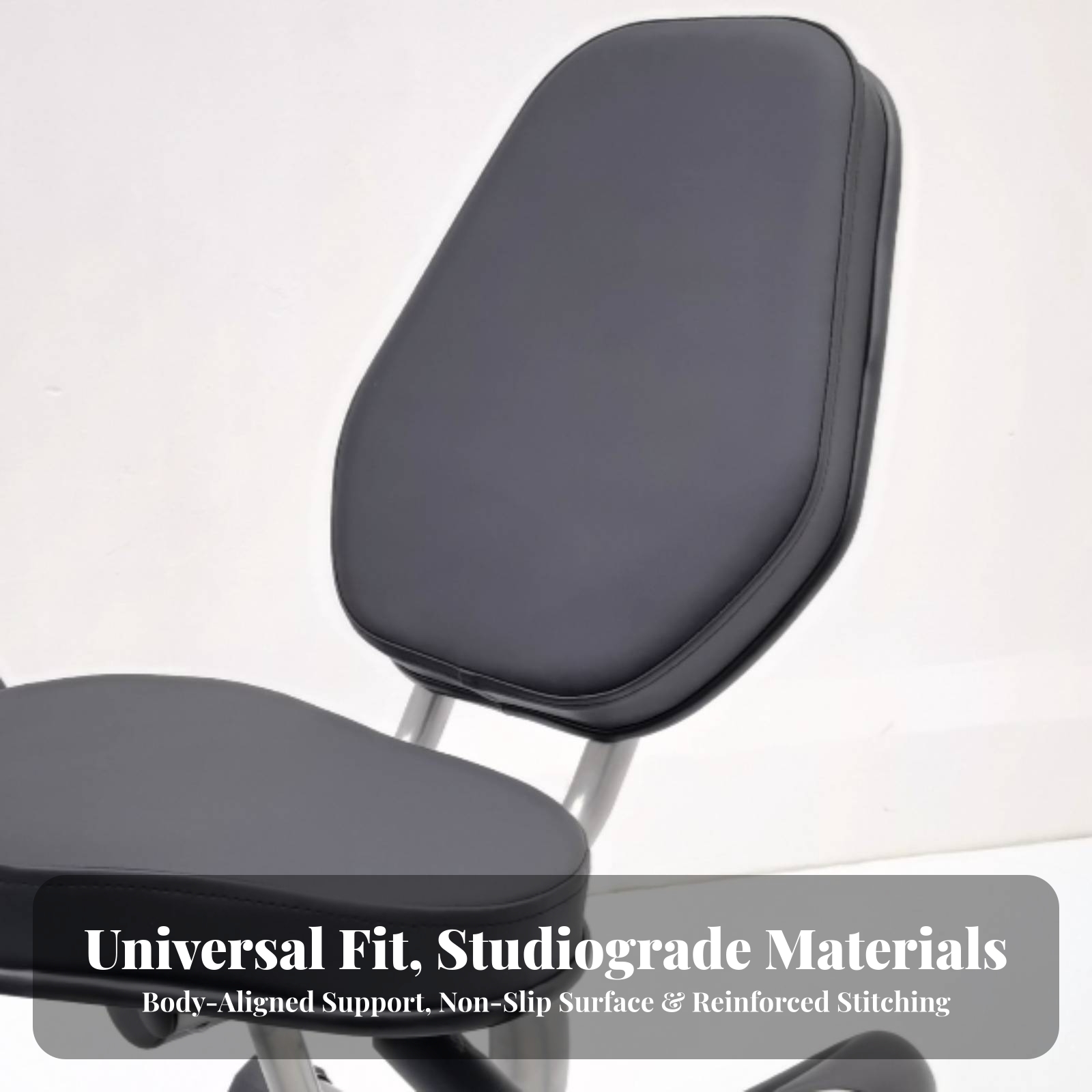 Home Gym Exercise - Sandaran Punggung Sepeda Stasioner yang Nyaman,