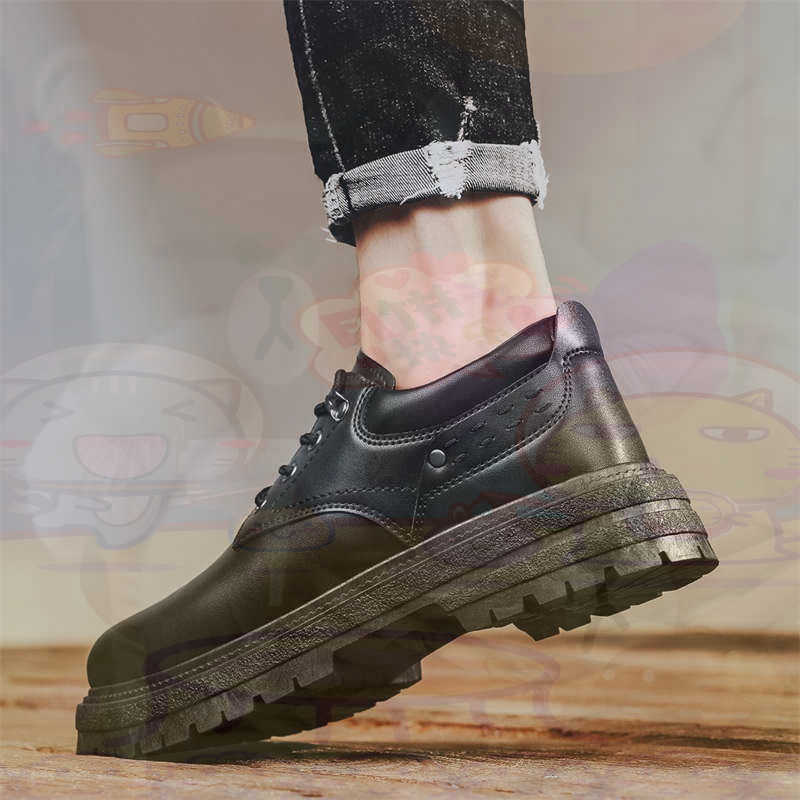 Home Gym Supplier - Sepatu Pria Tenis Pelatih Fashion Kulit