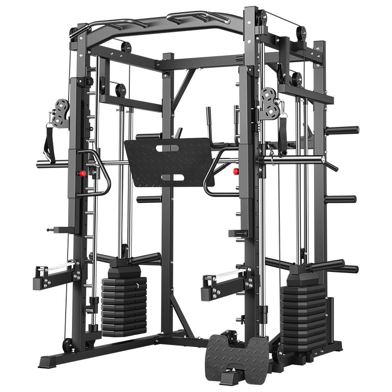 Home Gym Setup - Rak Latihan Smith Machine Komprehensif Profesional