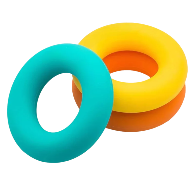 Home Gym Essentials - Cincin Penguat Genggaman Tangan Silikon 40-70LB