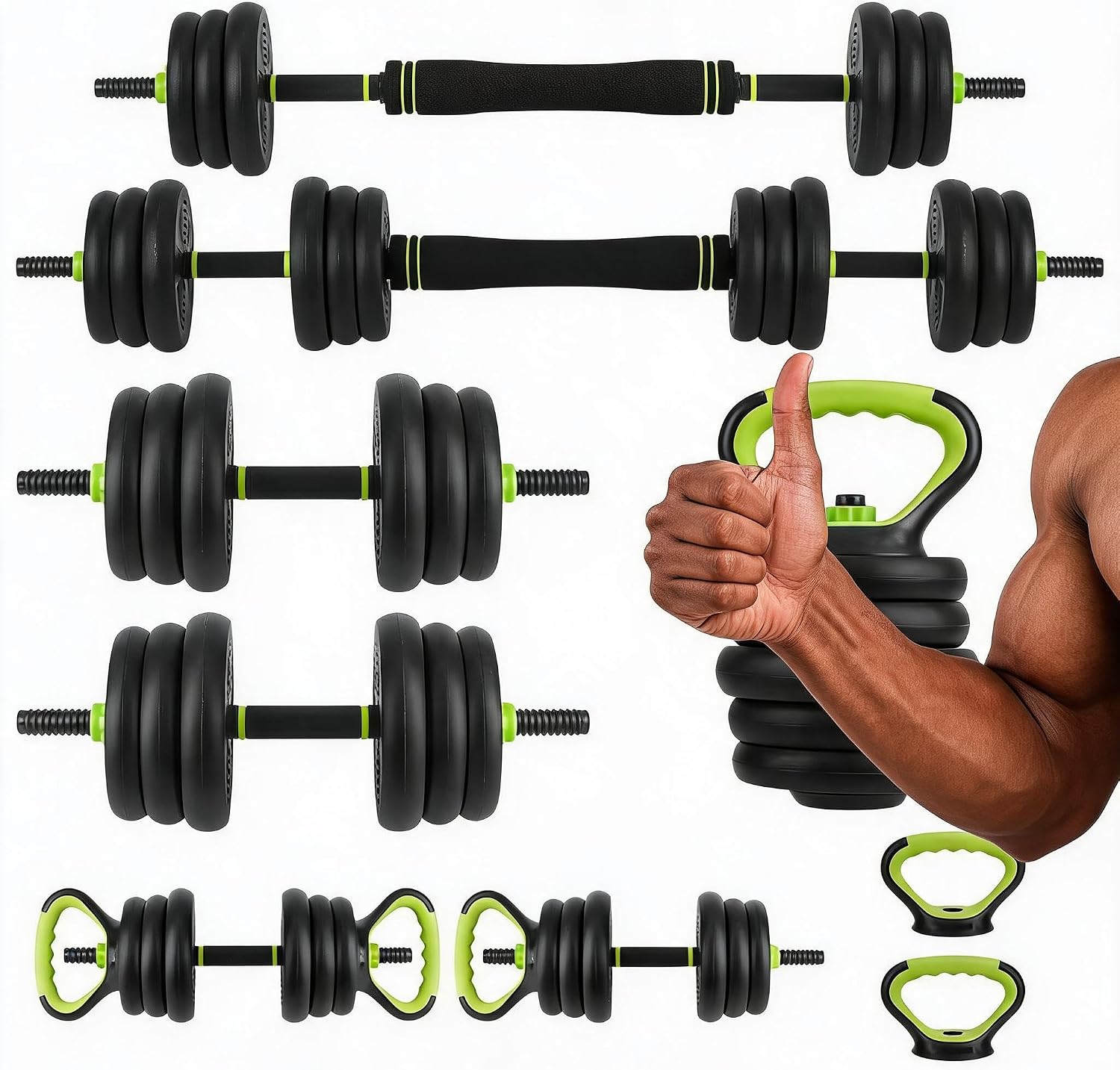 Home Gym Kit - Set Dumbbell 4 in 1 yang