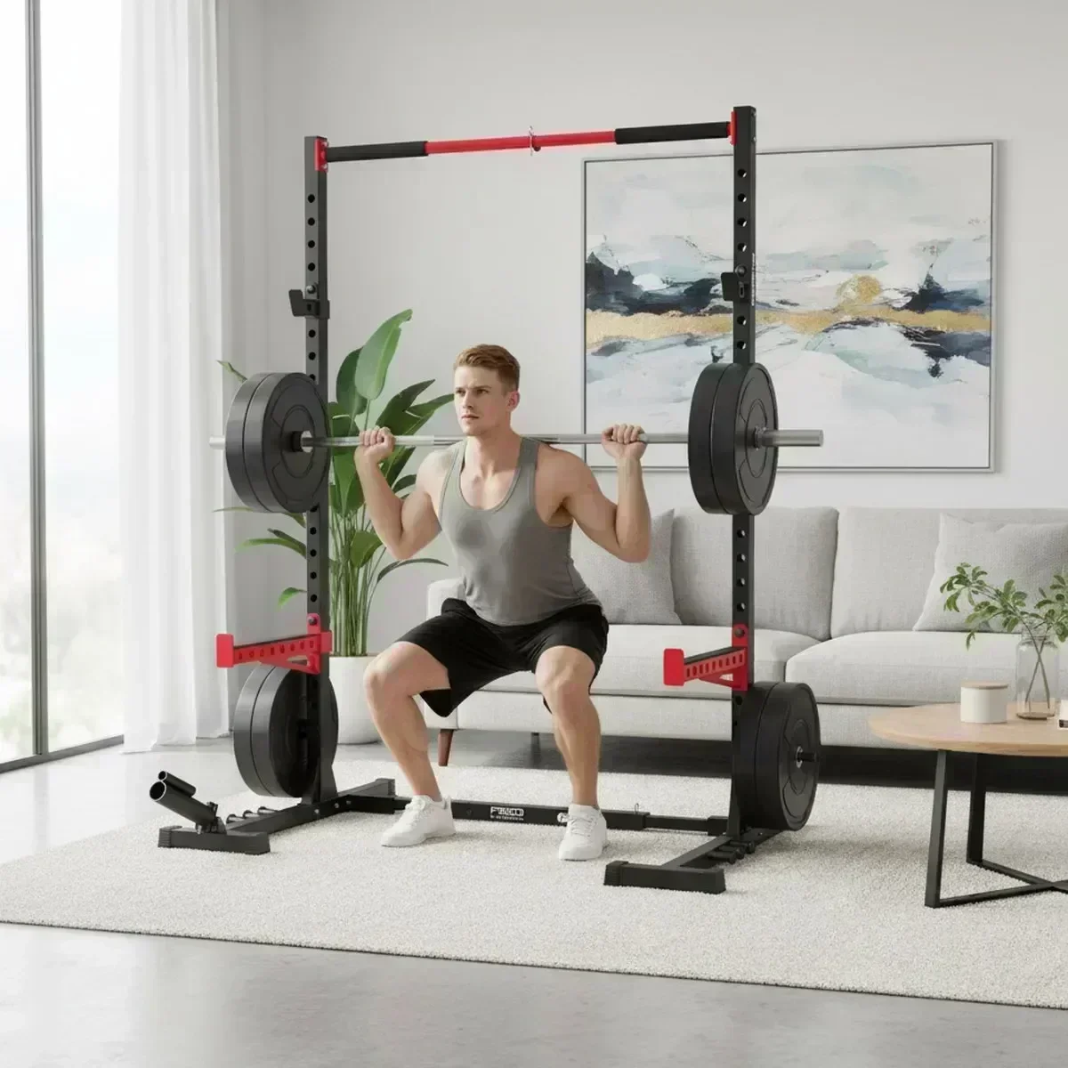Home Gym Pull Up - Rak Squat Home Gym yang Dapat