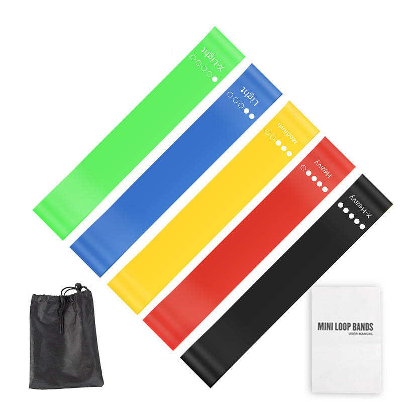 Home Gym Kit - 5 Buah Set Tali Resistensi TPE
