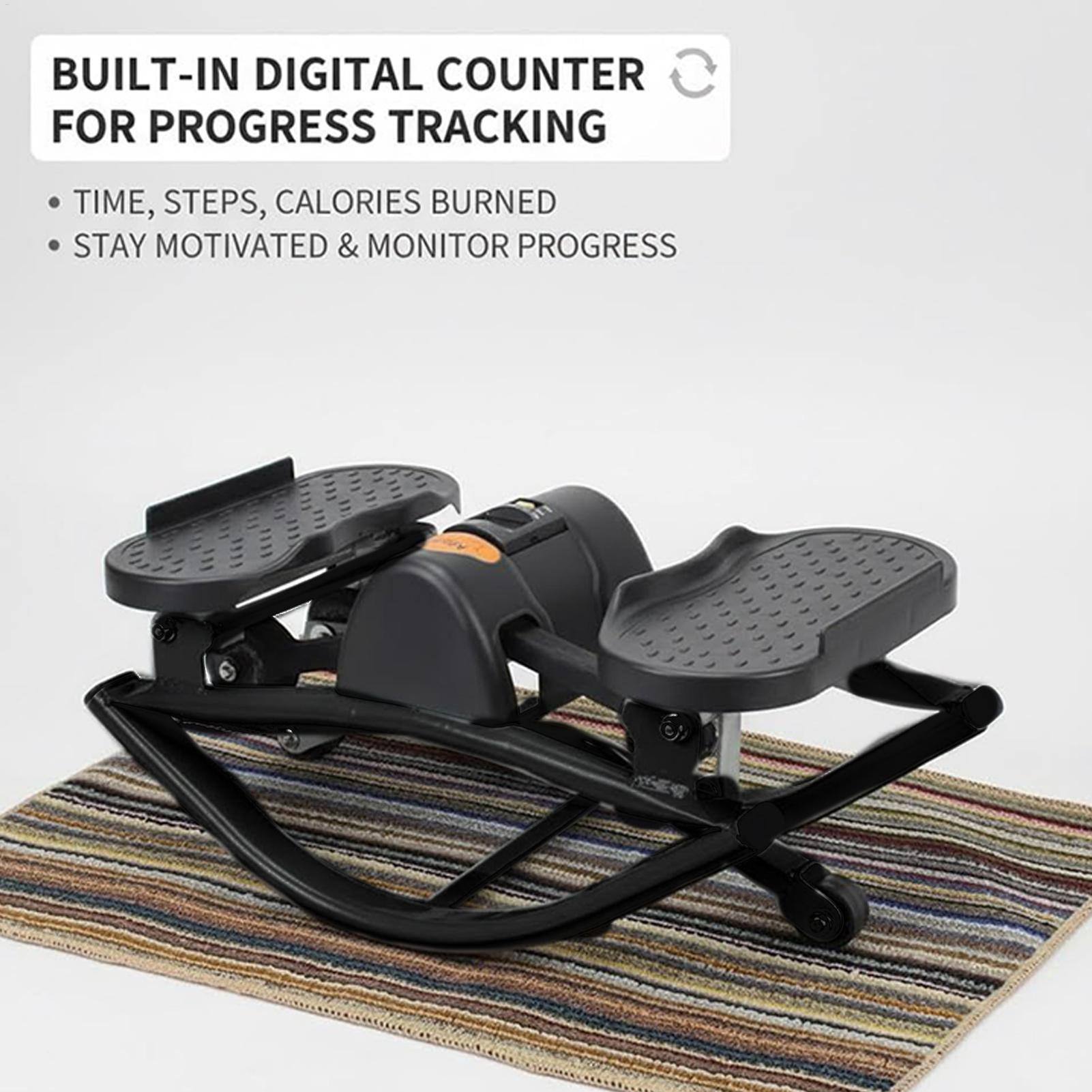 Home Gym Academy - Alat Olahraga Rock Stepper Portabel Senyap