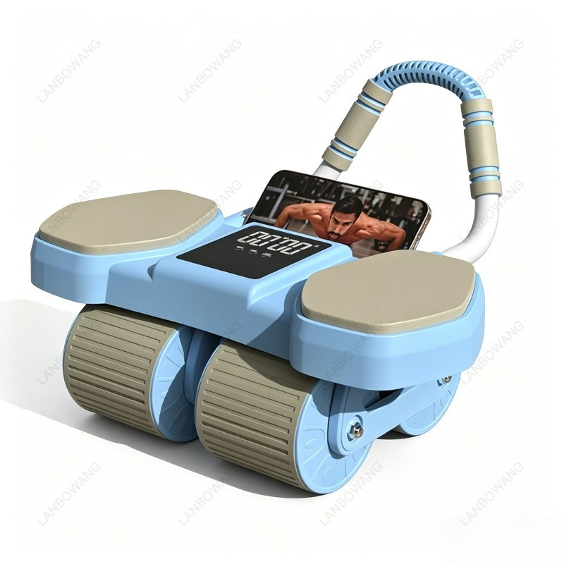 Ab Roller Wheel - Alat Olahraga Perut Smart 4 Wheels