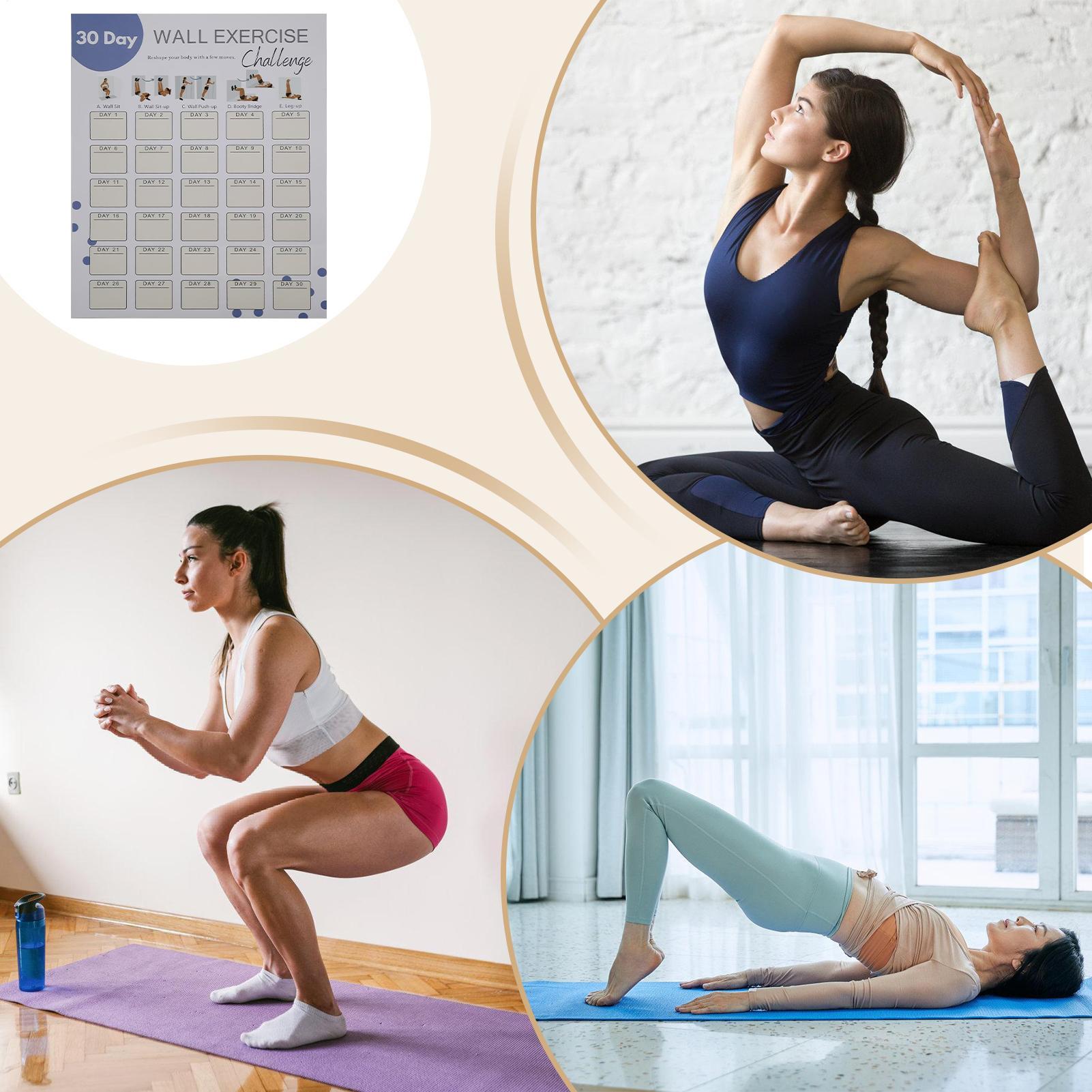 Workout Plan Home Gym - Perencana Kebugaran Dinding 30 Hari Tantangan