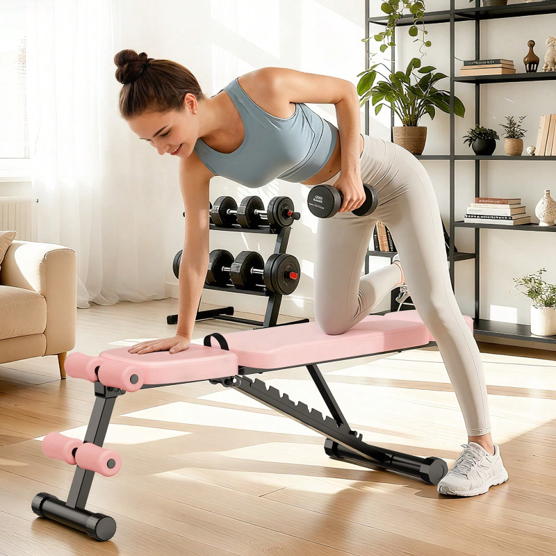 Home Gym Exercise - Bangku Angkat Beban 9 Posisi yang