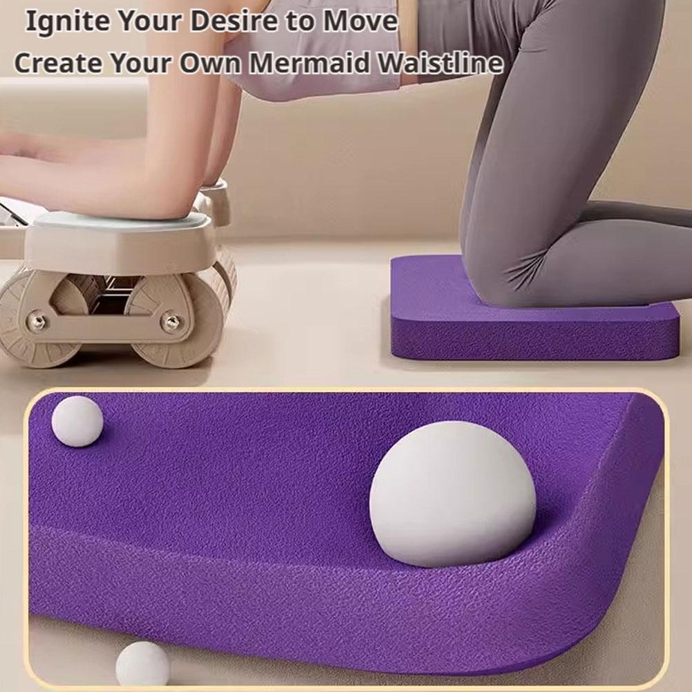 Alas Lutut Yoga Tebal Anti Sel - Ab Roller Wheel ulasan dan harga