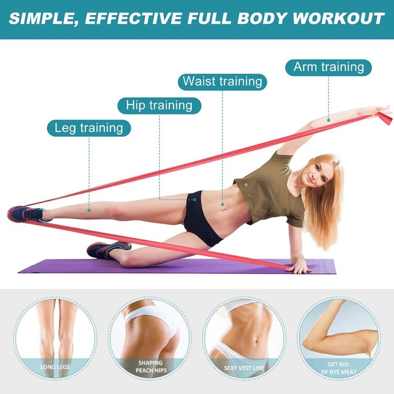 Pita Latihan Lateks Alami, Pit - Home Gym Kit ulasan dan harga