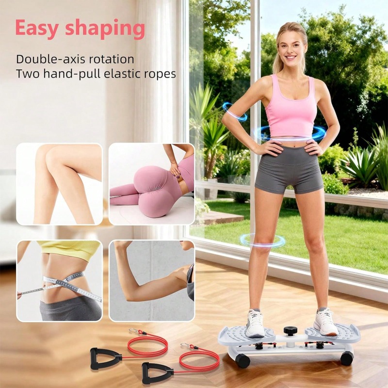 Stepper Putar dengan Resistens - Home Gym Essentials ulasan dan harga