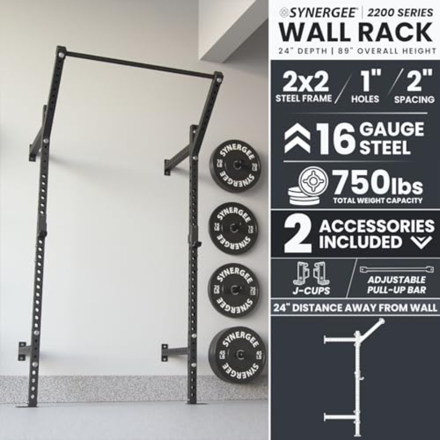 Rak Squat Dinding untuk penggu - Home Gym Pull Up ulasan dan harga