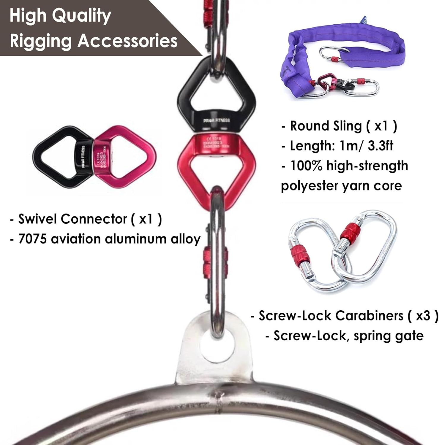 50cm Aerial Hoop Mini Lyra Kit - Home Gym Kit ulasan dan harga