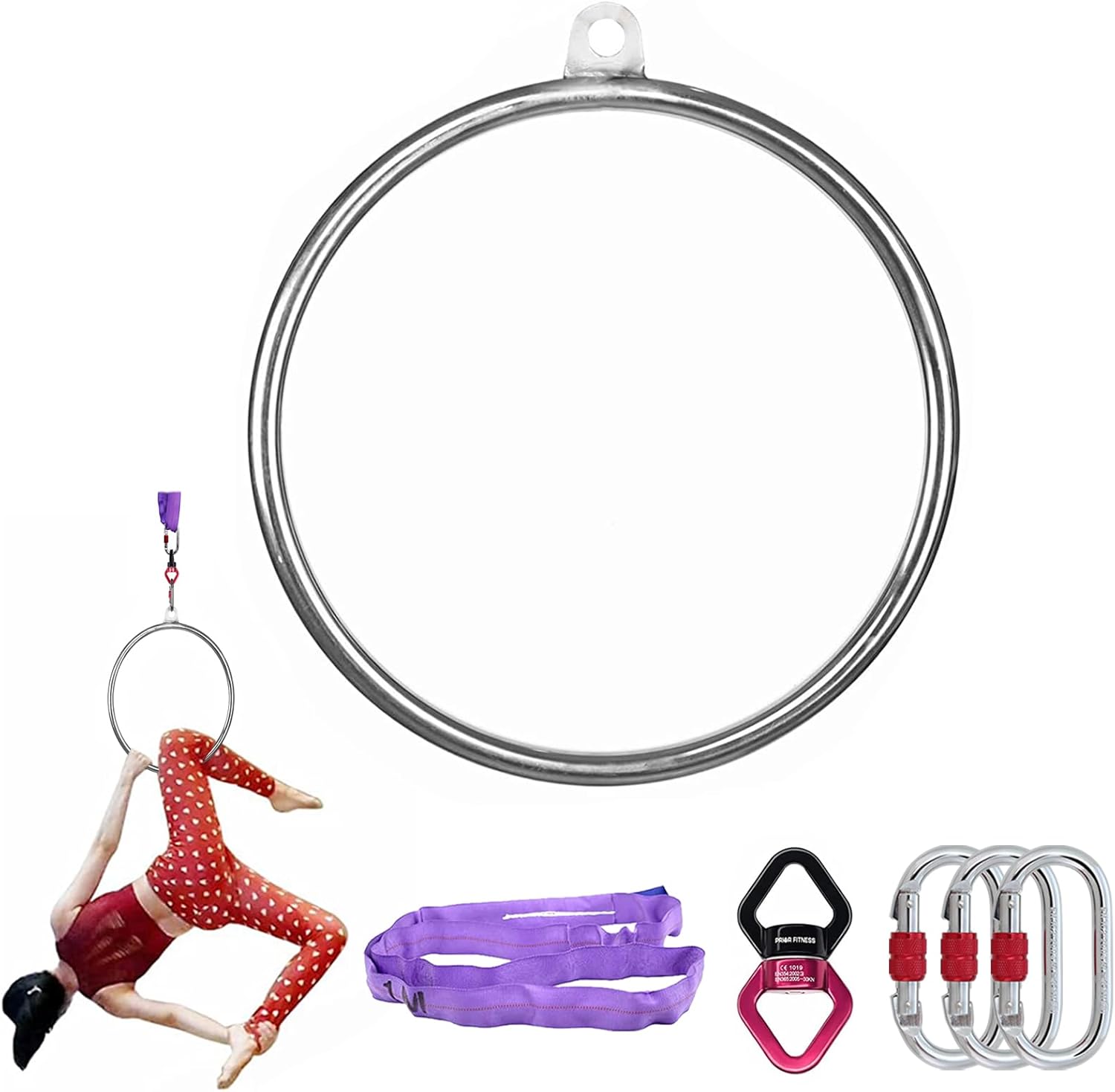 50cm Aerial Hoop Mini Lyra Kit - Home Gym Kit ulasan dan harga