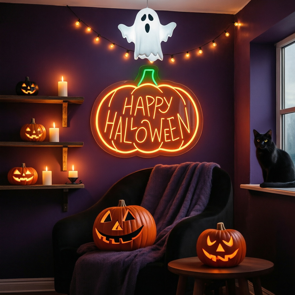 Lampu Neon Halloween Kustom Be - Home Gym Neon Sign ulasan dan harga