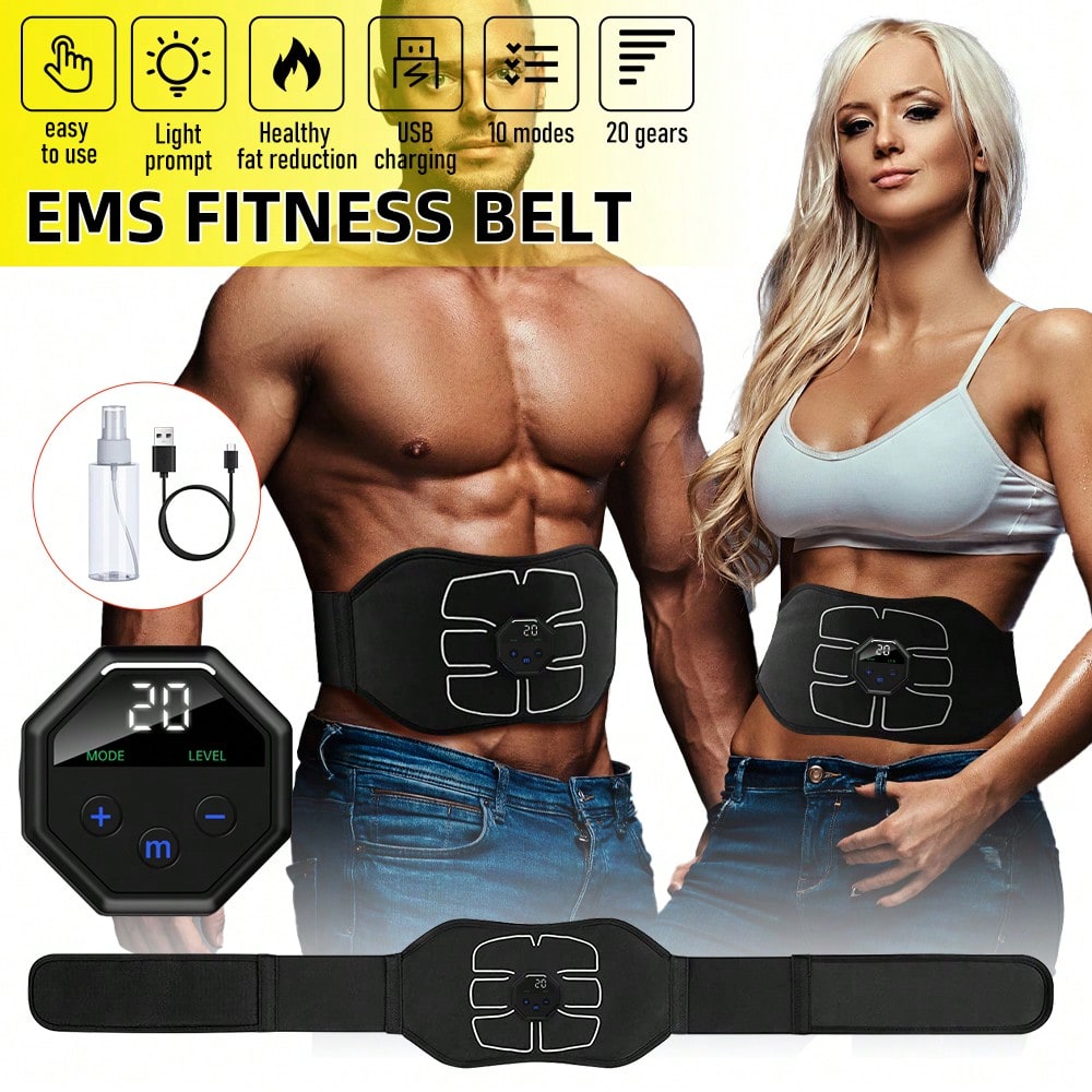 1 Buah Sabuk Pelatih Perut USB - Home Gym Essentials ulasan dan harga