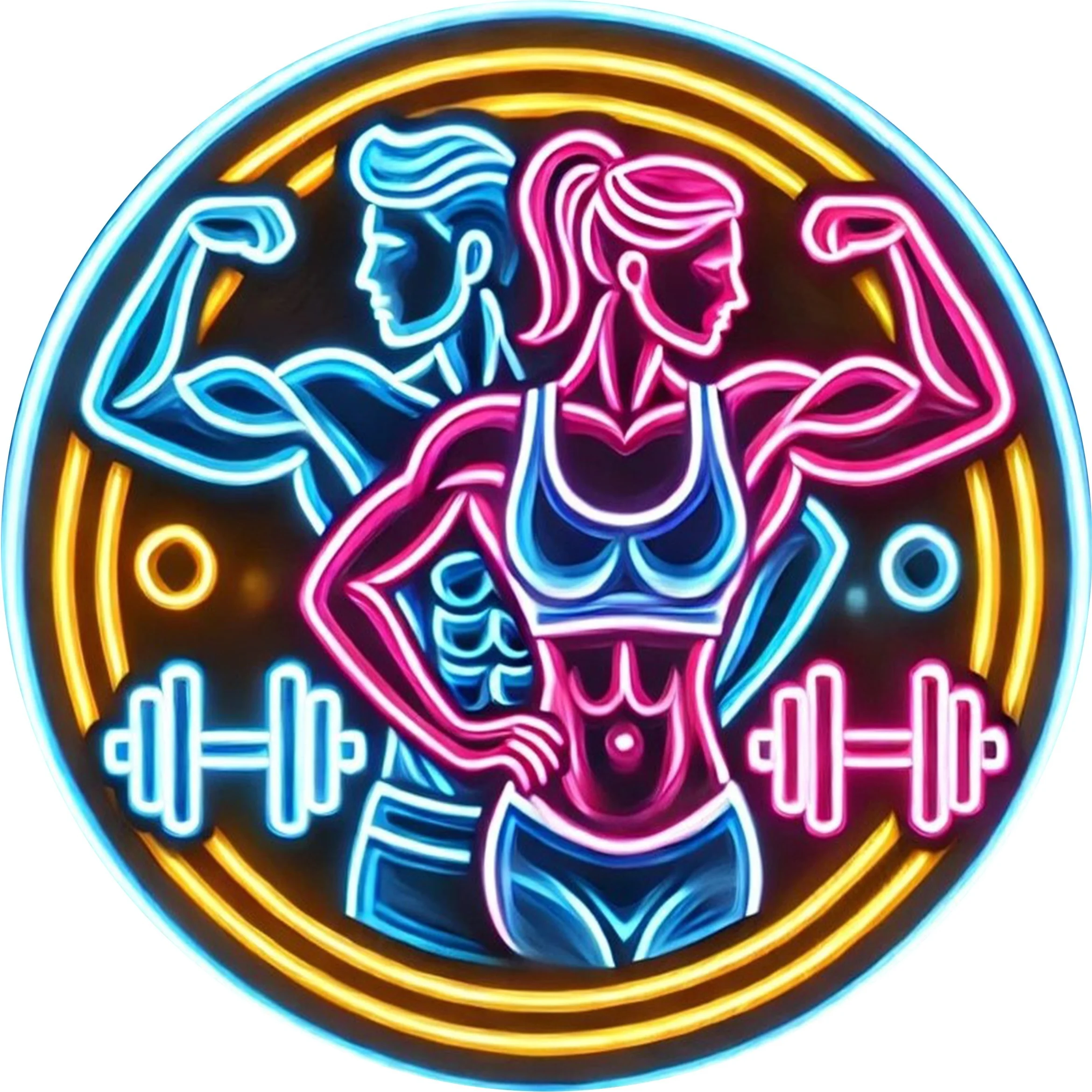Tanda Logam 2D Gym Kebugaran N - Home Gym Neon Sign ulasan dan harga