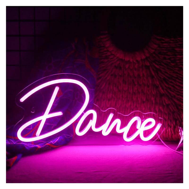 Lampu Neon Tanda Dansa Lampu M - Home Gym Neon Sign ulasan dan harga