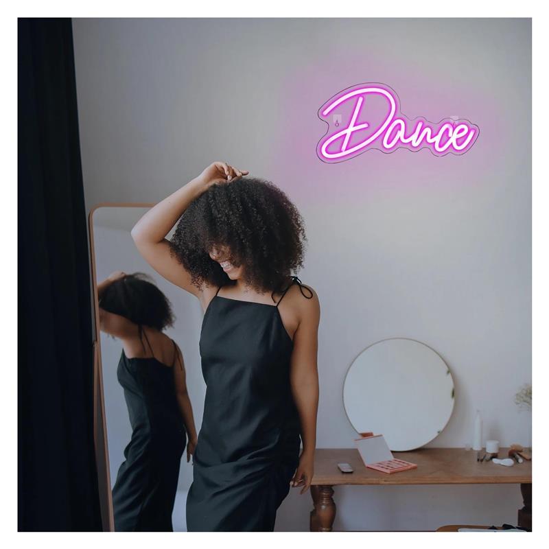 Lampu Neon Tanda Dansa Lampu M - Home Gym Neon Sign ulasan dan harga
