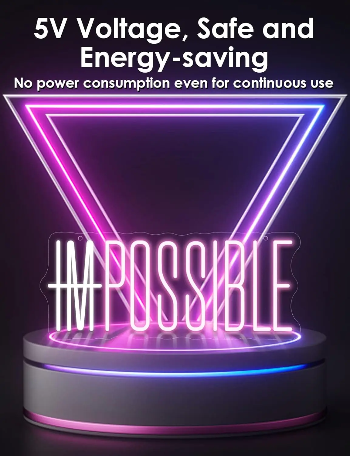 I'm Possible Lampu Neon LED Da - Home Gym Neon Sign ulasan dan harga