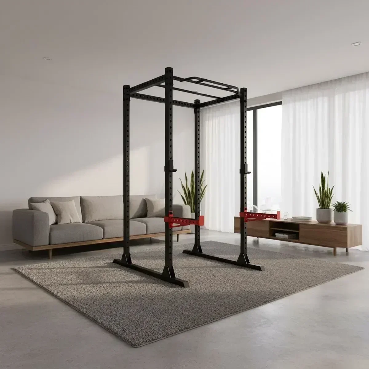Rak Squat Home Gym yang Dapat  - Home Gym Pull Up ulasan dan harga
