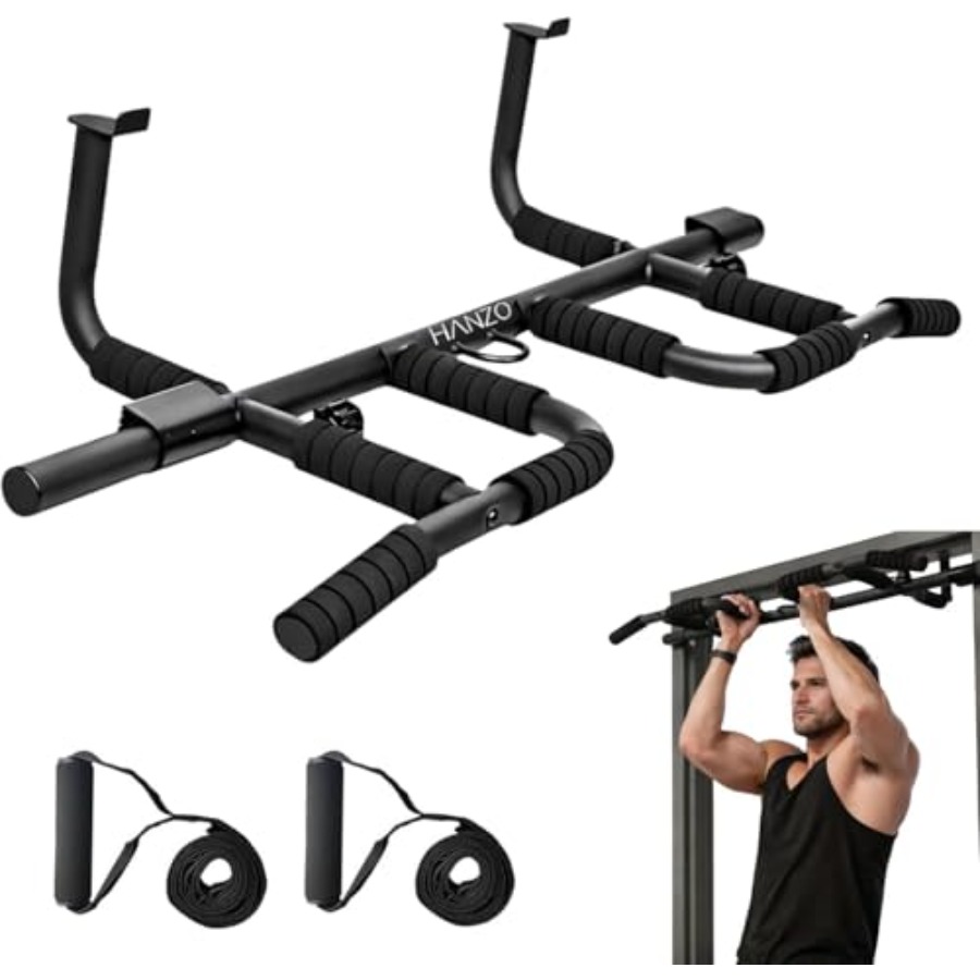 Set Bar Pull Up untuk Pintu de - Home Gym Pull Up ulasan dan harga