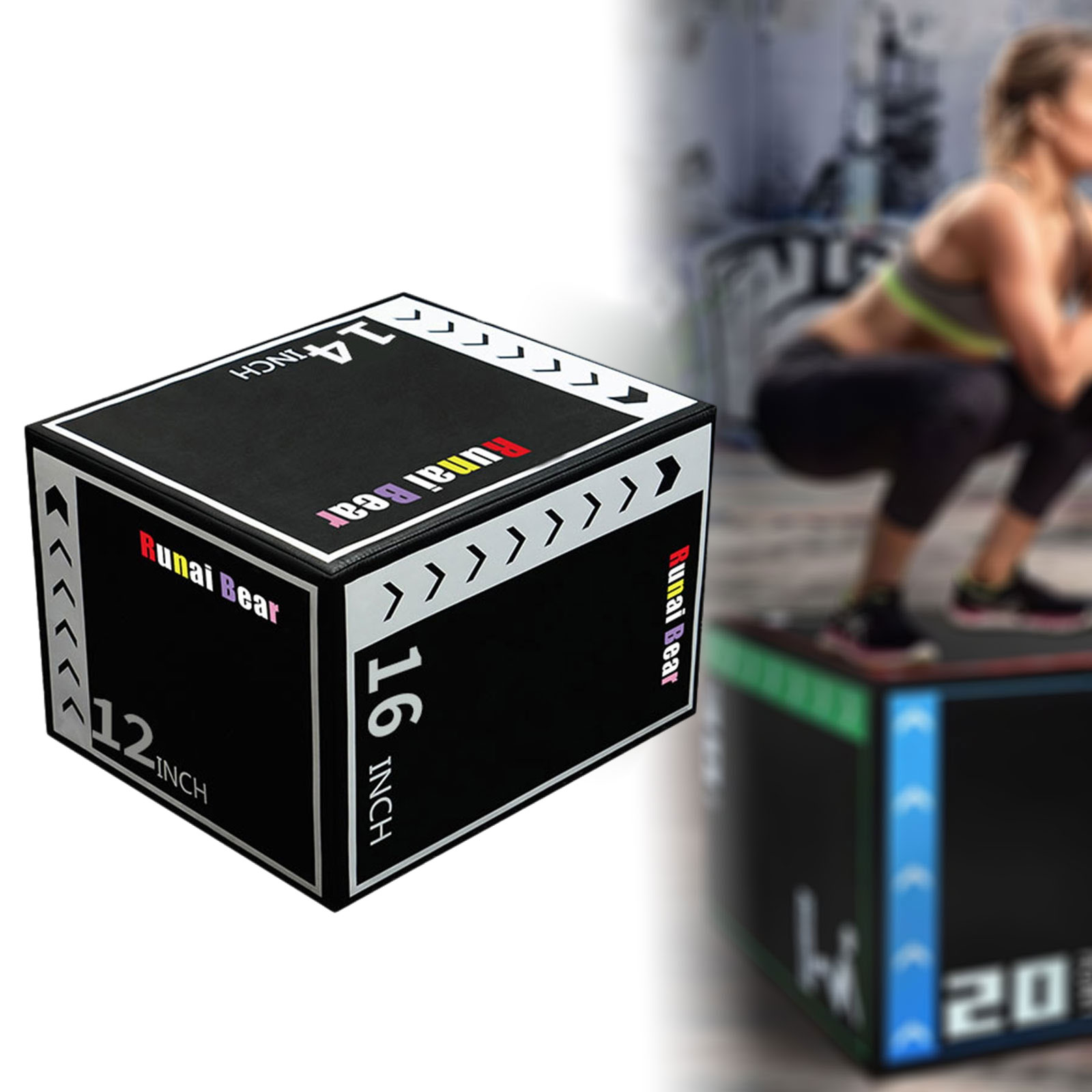 Kotak Latihan Lompat Plyo Port - Plyo Box Set ulasan dan harga