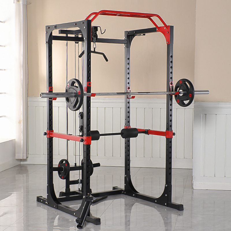 Rak Squat Power Cage Komersial - Home Gym Pull Up ulasan dan harga