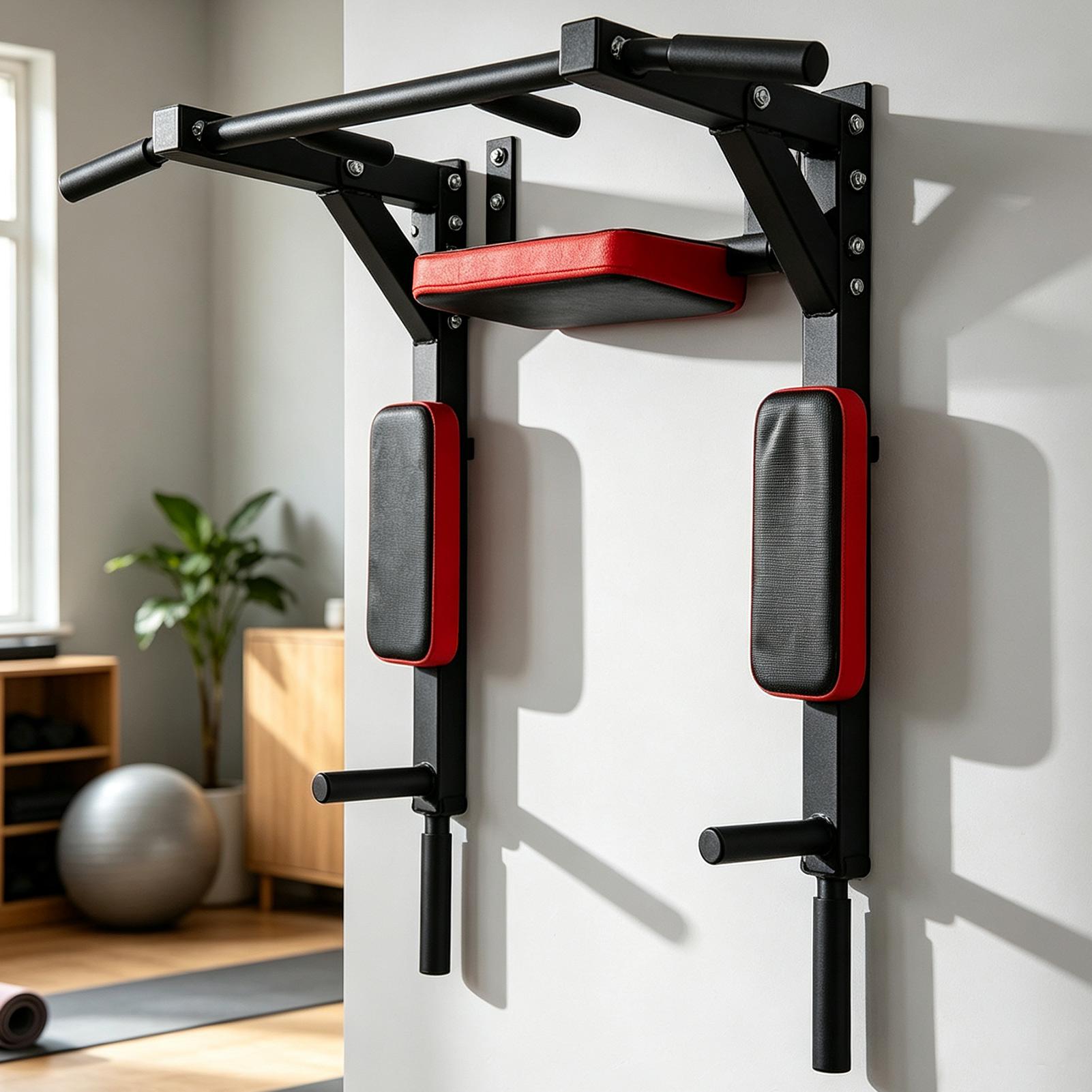 Bar Pull-up Dinding Multifungs - Home Gym Hack ulasan dan harga